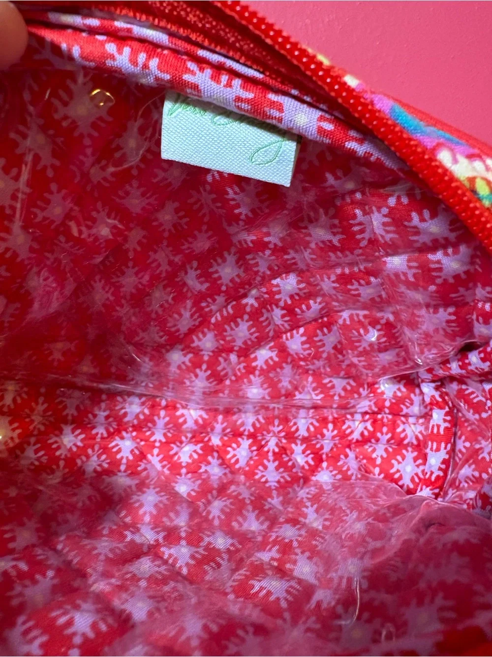 Vera Bradley Multicolor Small Zip Quilted Cosmetic Case Paisley in Paradise NWT